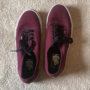 Maroon Vans
